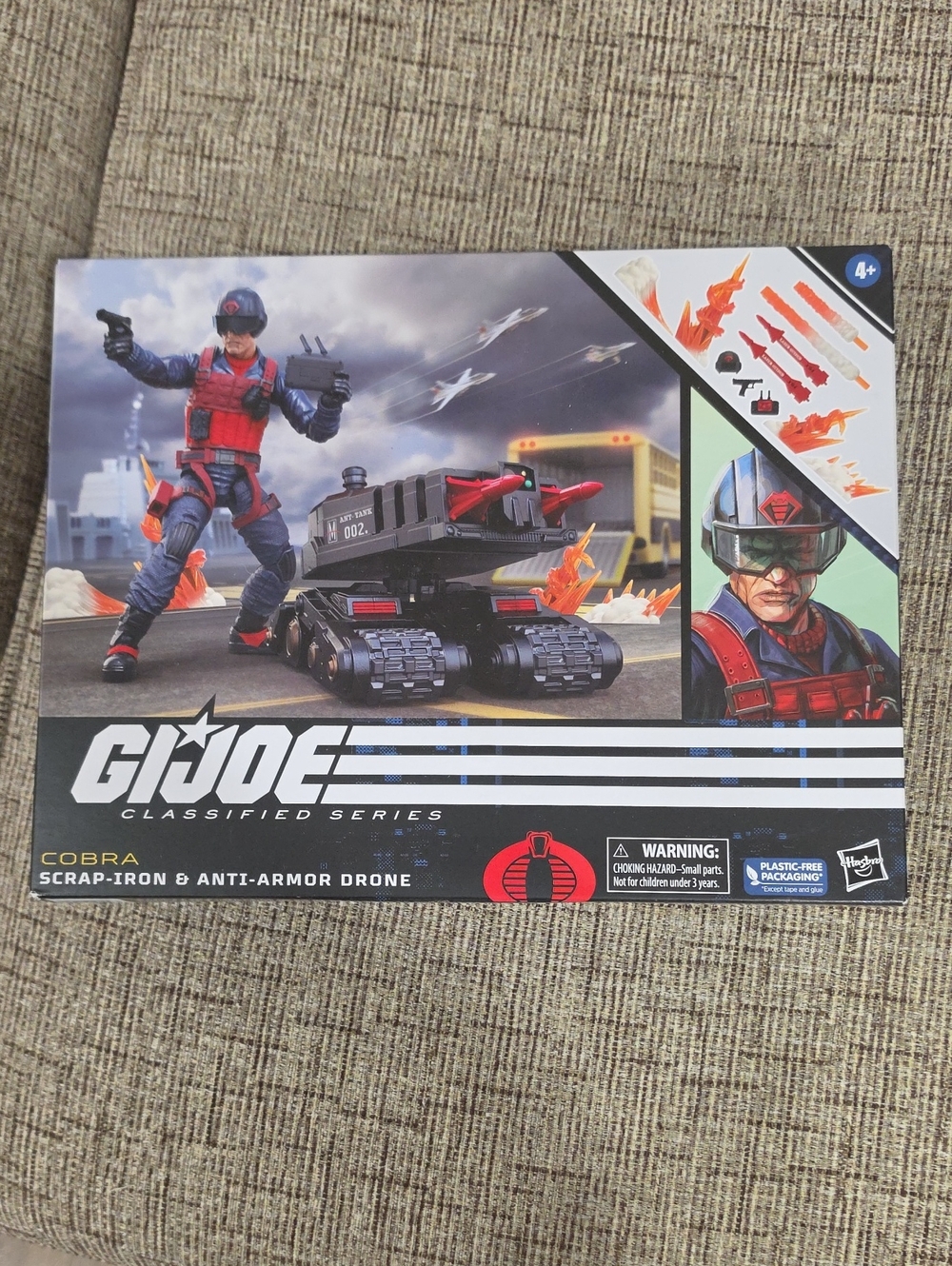 G.I. Joe Classified Series Cobra Scrap-Iron & Anti-Armor Drone